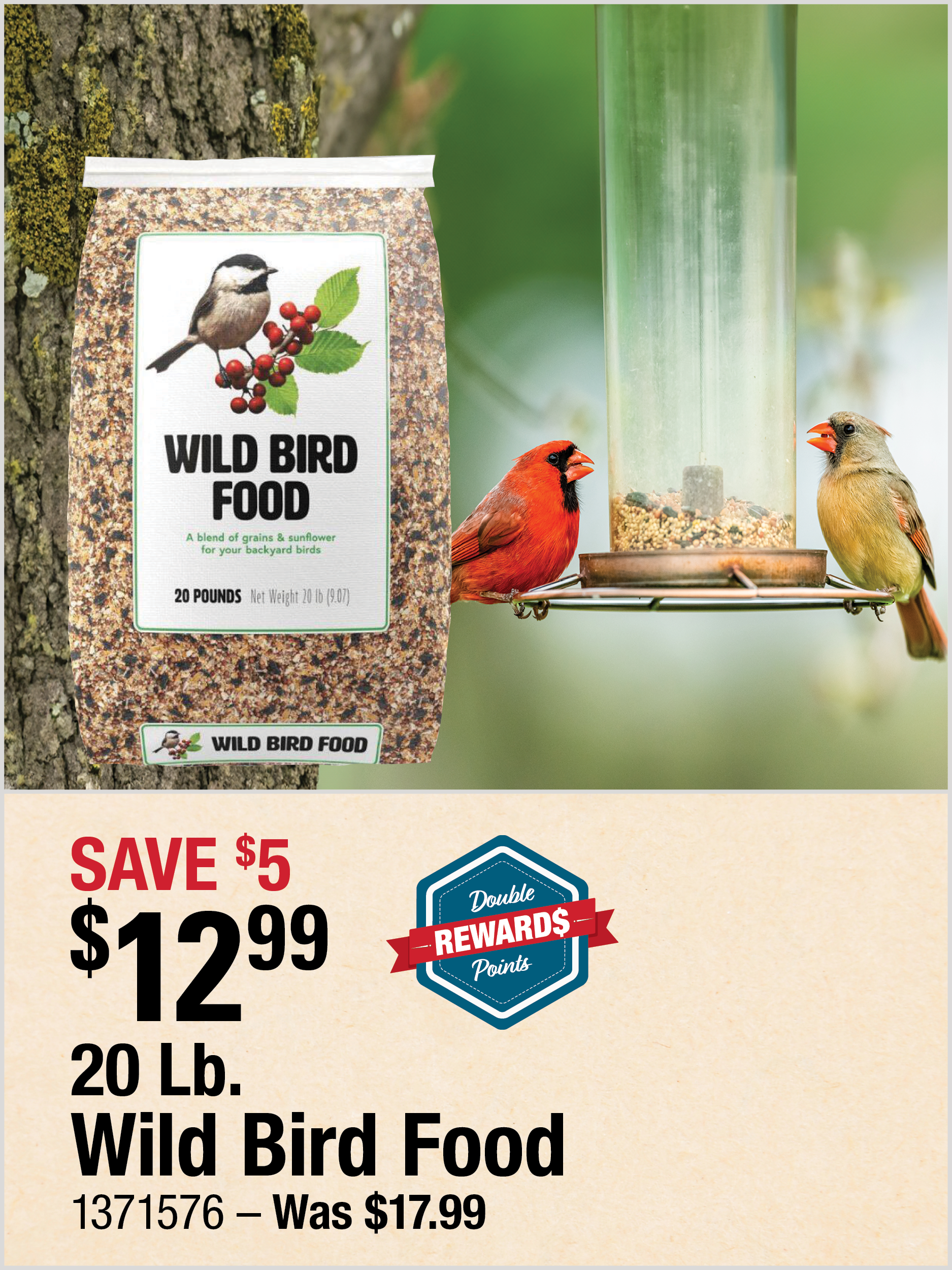 20 Lb. Wild Bird Food